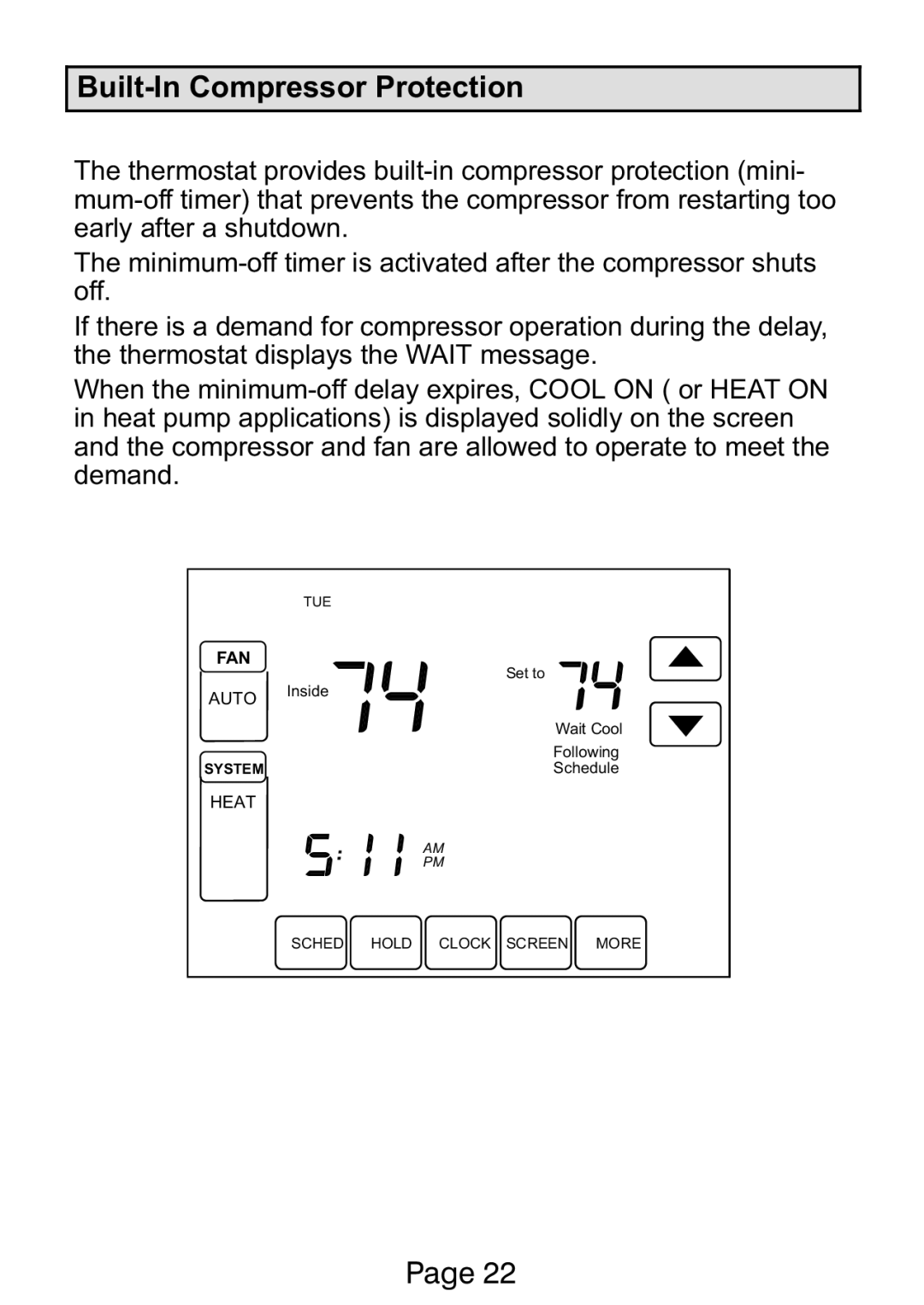 Lennox International Inc Ellite Series manual Built−In Compressor Protection 