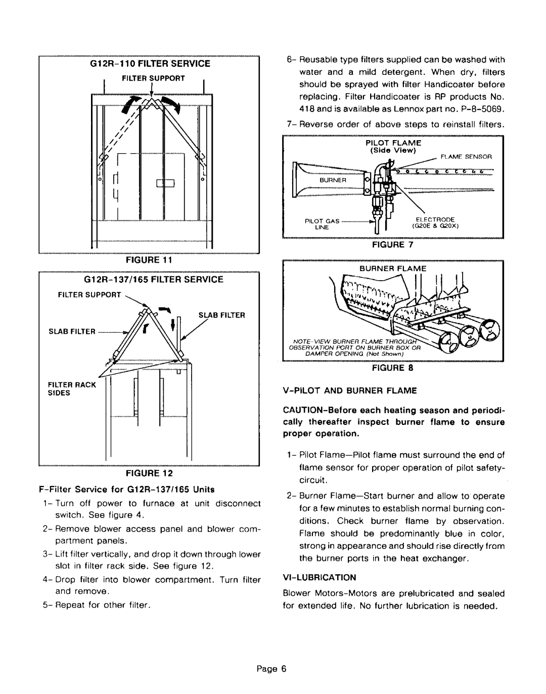 Lennox International Inc G12R, Gas Units, G12X manual 