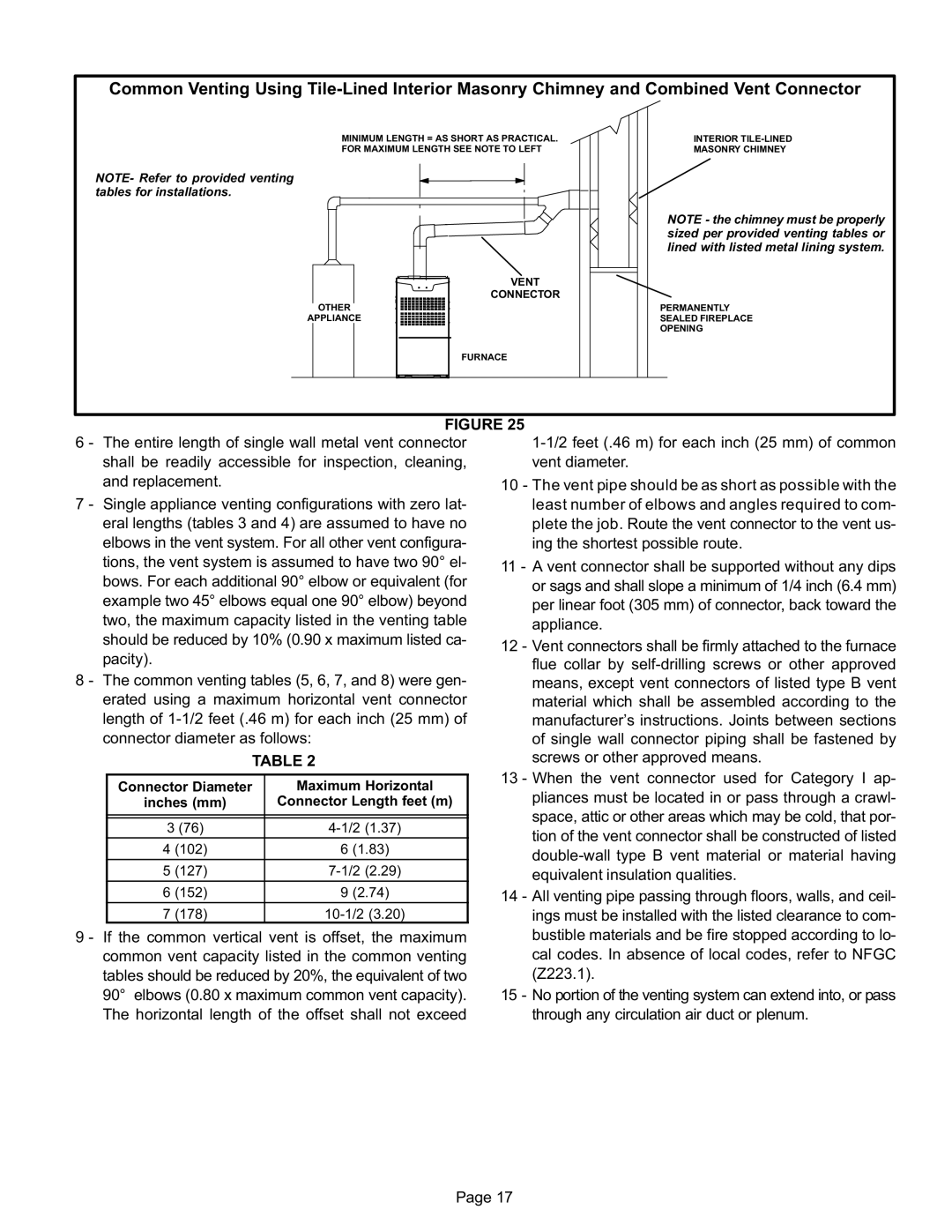 Lennox International Inc Merit Series Gas Furnace installation instructions 1/2 