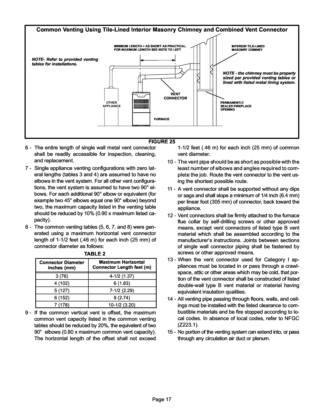 Lennox International Inc Merit Series Gas Furnace installation instructions 