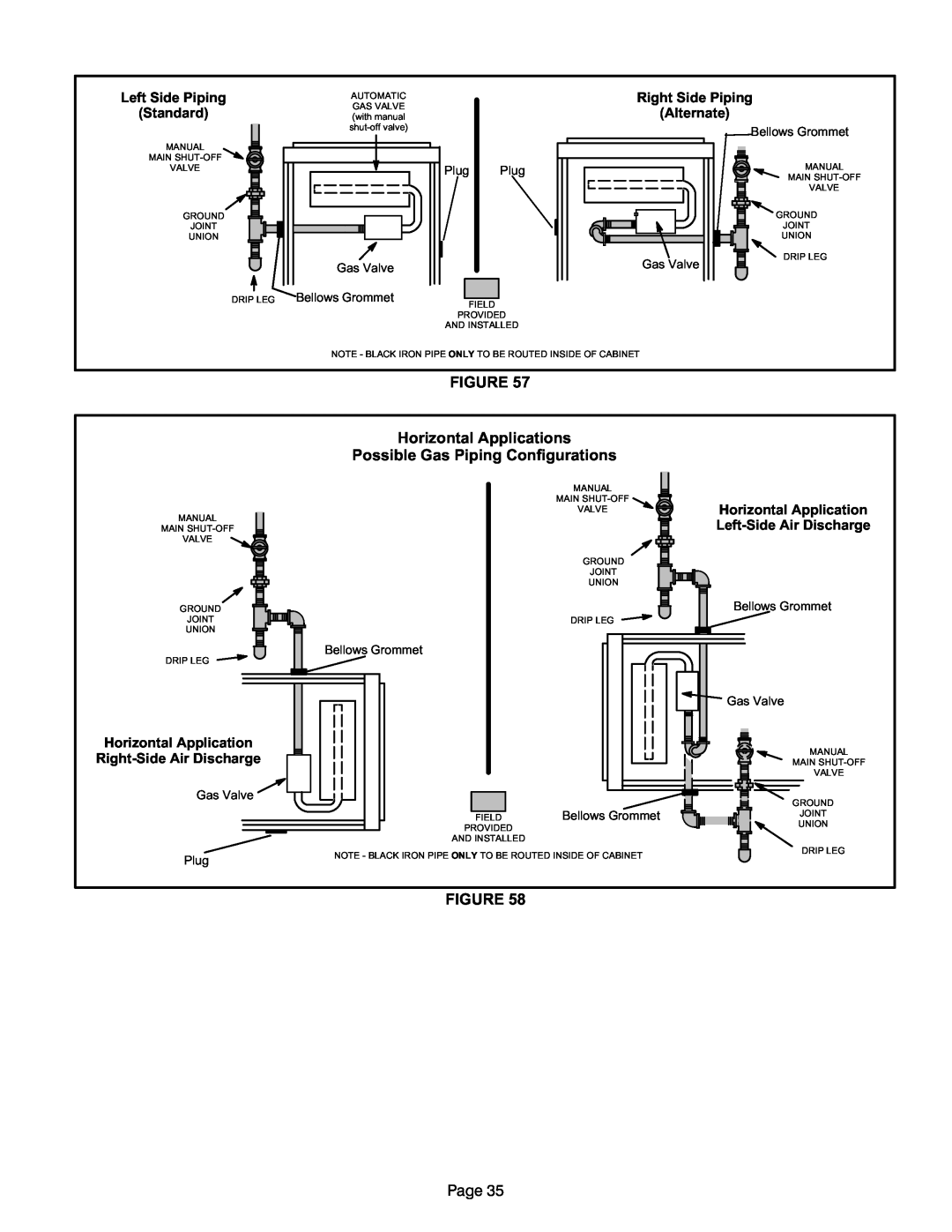 Lennox International Inc Lennox Merit Series Gas Furnace Upflow/Horizontal Air Discharge, ML193UH Horizontal Applications 