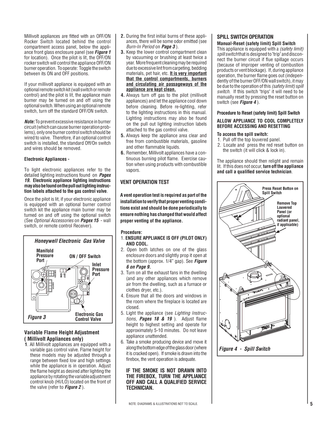 Lennox International Inc MPB35ST-NM manual Vent Operation Test, Spill Switch Operation 