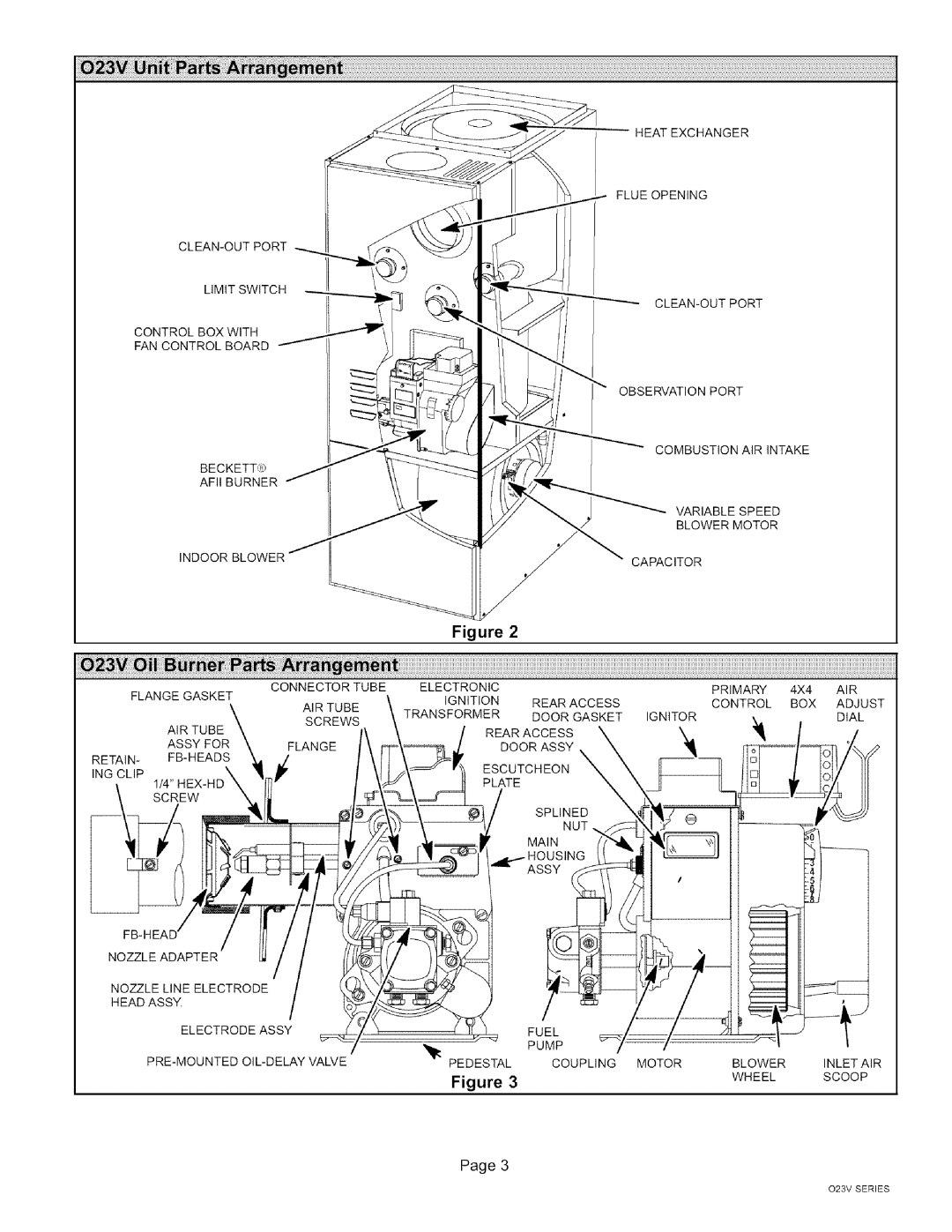 Lennox International Inc O23V4-120, O23V5-140, O23V5-154, O23V-70, O23V-105, O23V-120, O23V4-105, O23V3-120, O23V3-90, O23V-90 4X4 