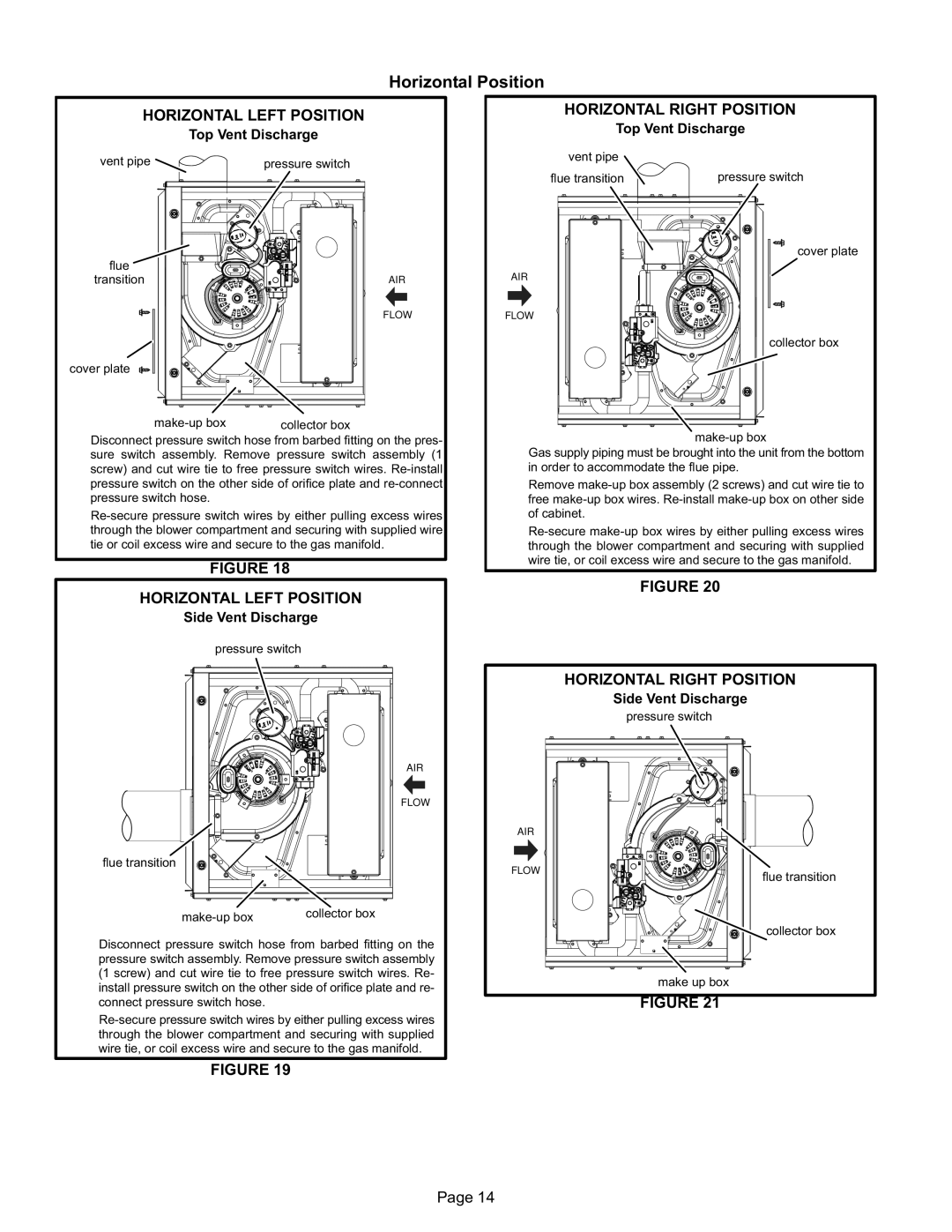 Lennox International Inc SL280UH090V36B Horizontal Left Position, Horizontal Right Position, Side Vent Discharge 