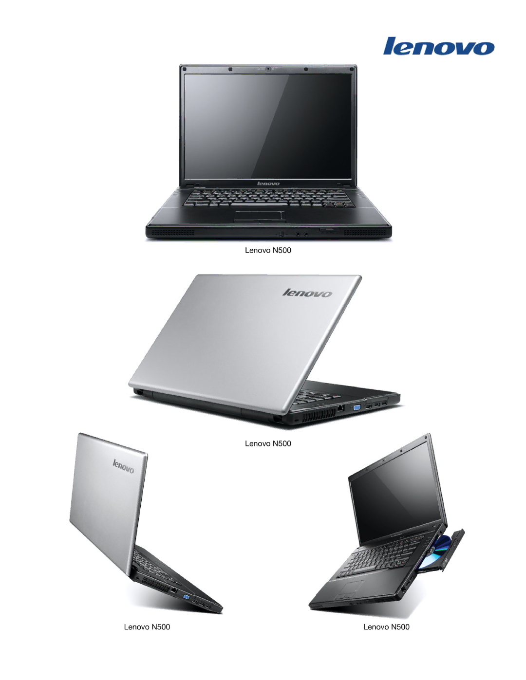 Lenovo 0769-ANU, 0769-F8U, 0769-AVU, 0769-FCU, 0769-AMU, 0769-APU, 0769-ALU, 0769-ASU dimensions Lenovo N500 