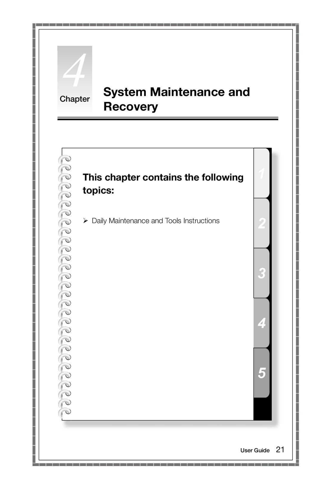 Lenovo 10041-10049 manual System Maintenance, Recovery 