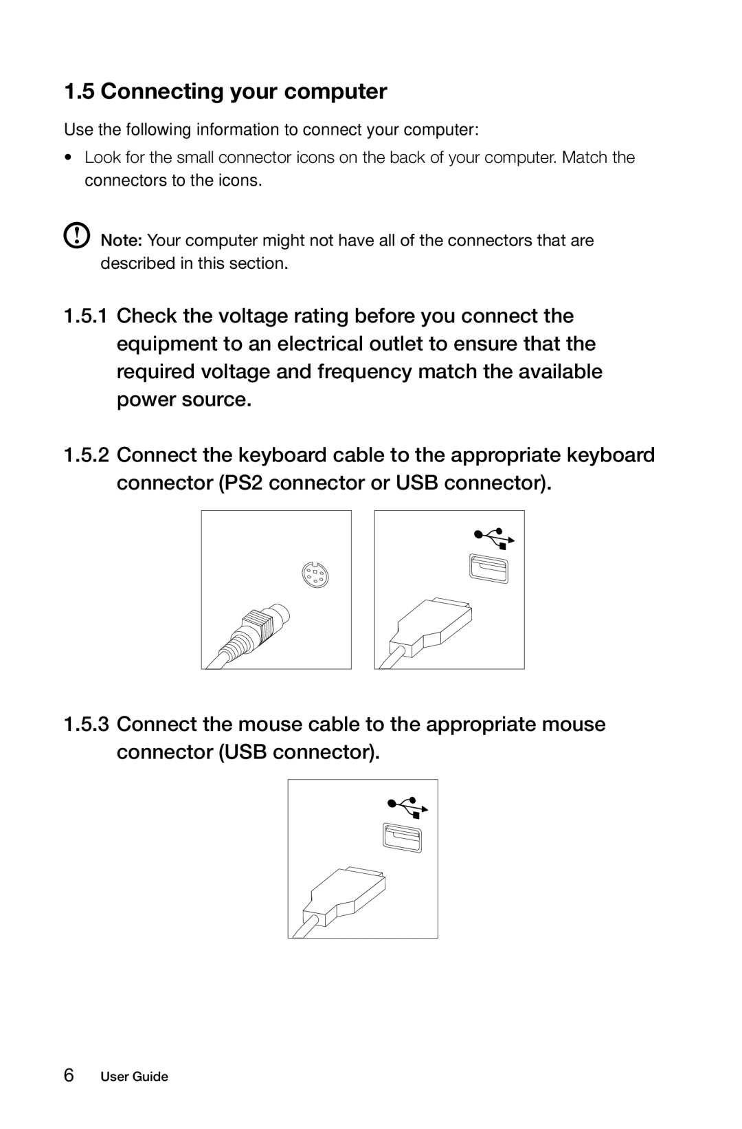 Lenovo 10057/7712 manual Connecting your computer 