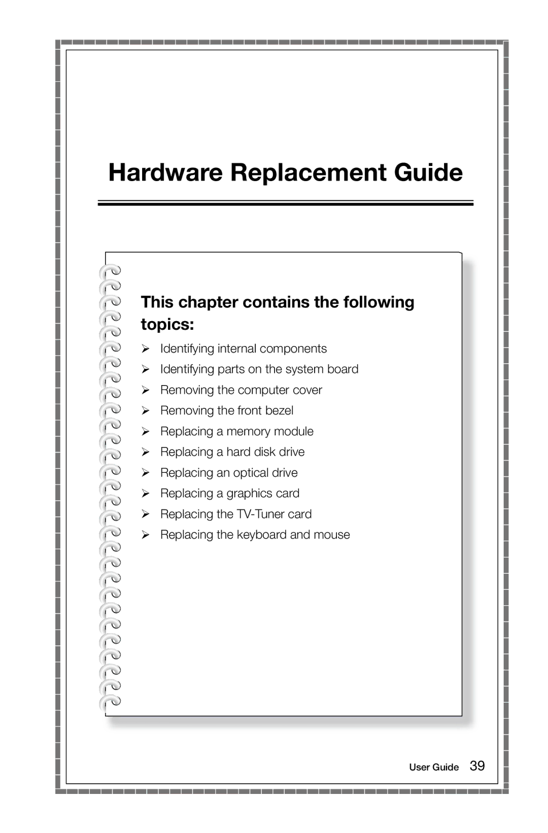 Lenovo 10090/2556/4748 [K415], 10121/90A1 [K450 ES], 10120/90A0 [K450 NON-ES] manual Hardware Replacement Guide 