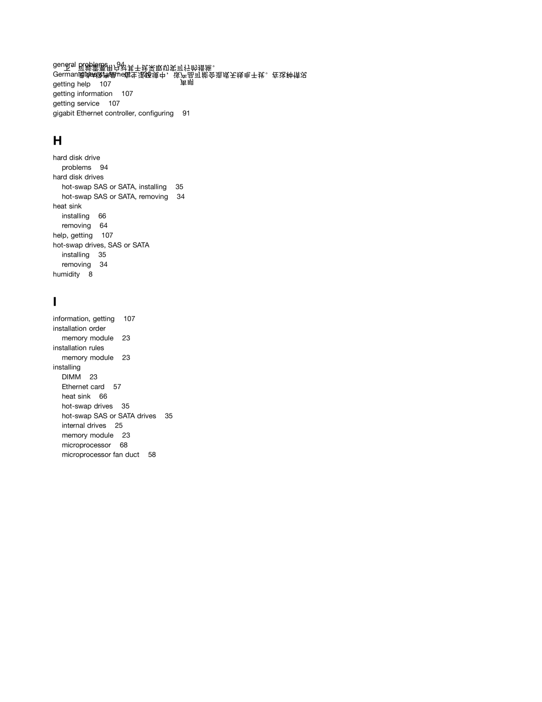 Lenovo 1046, 1047, 1045, 1048 manual General problems German gloss statement Getting help 