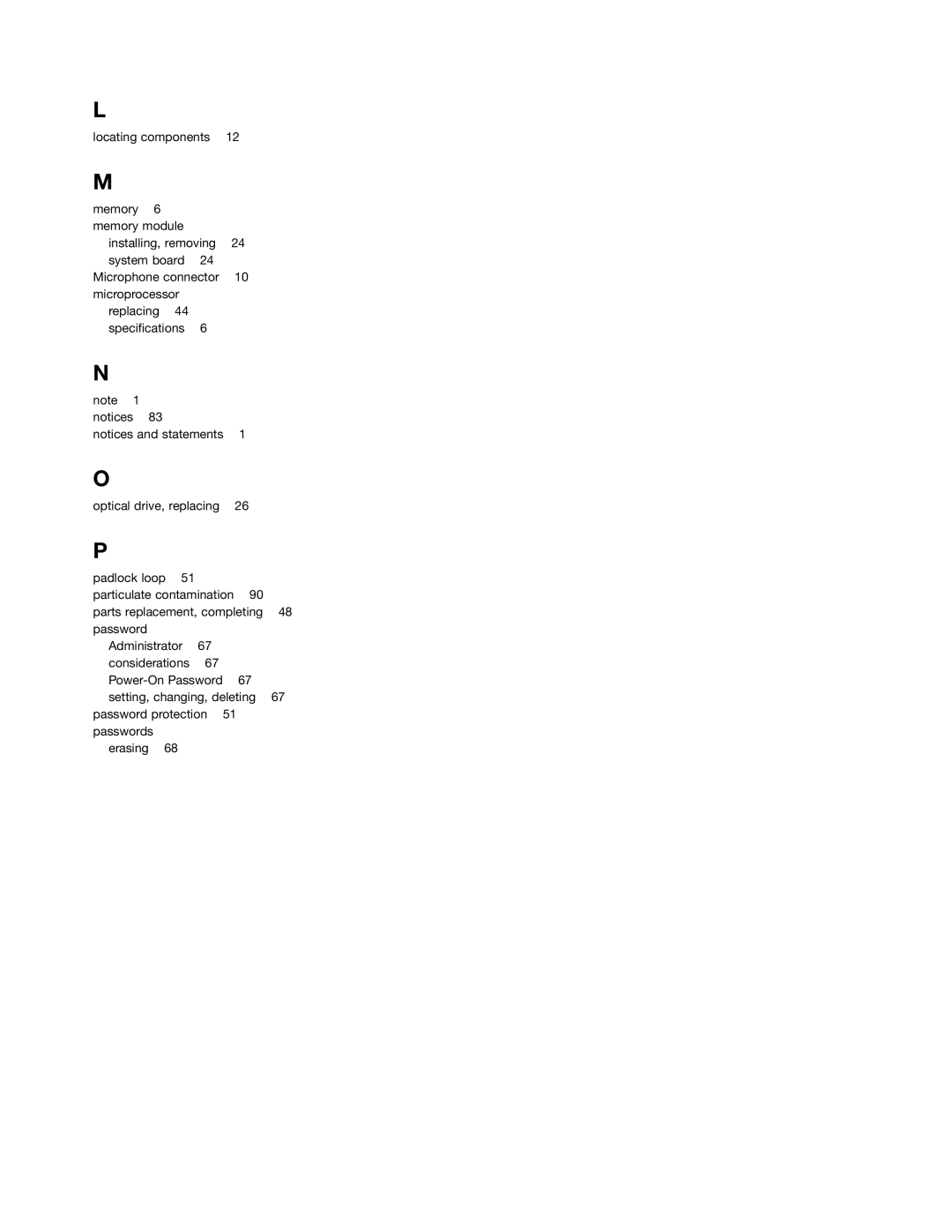 Lenovo 1098, 1105, 1100, 1106 manual Administrator Considerations 