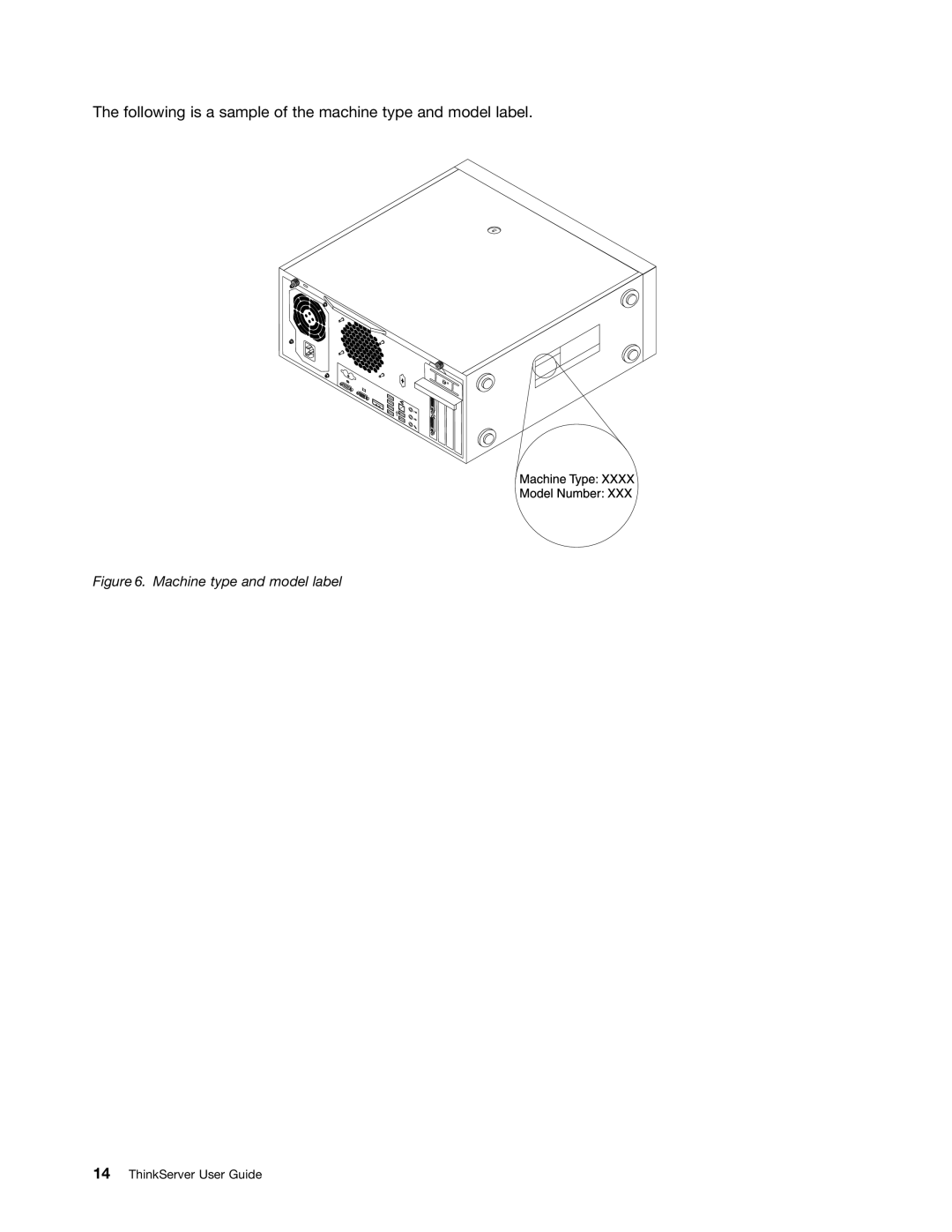 Lenovo 1100, 1098, 1105, 1106 manual Following is a sample of the machine type and model label 