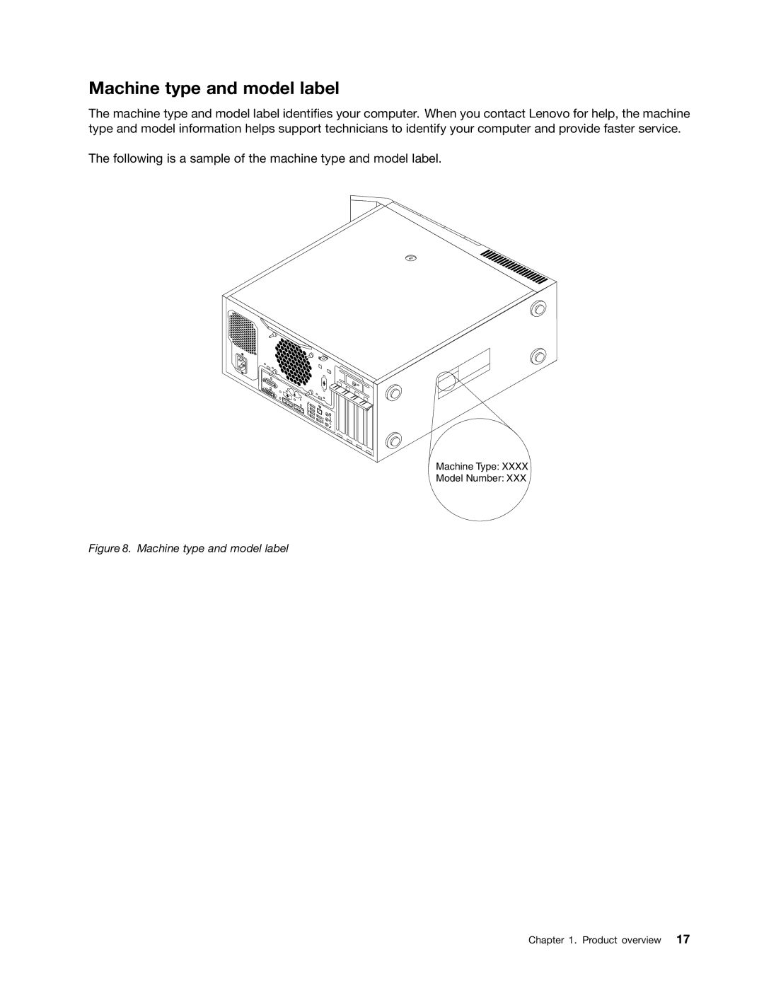 Lenovo 10AB000KUS manual Machine type and model label 