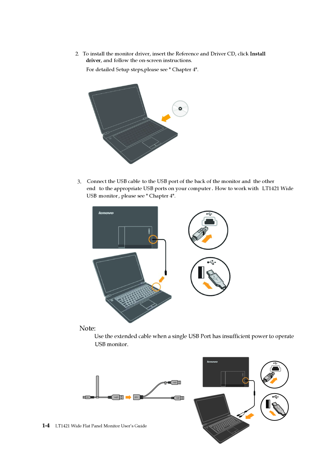 Lenovo 1452DB6 manual For detailed Setup steps,please see Chapter 