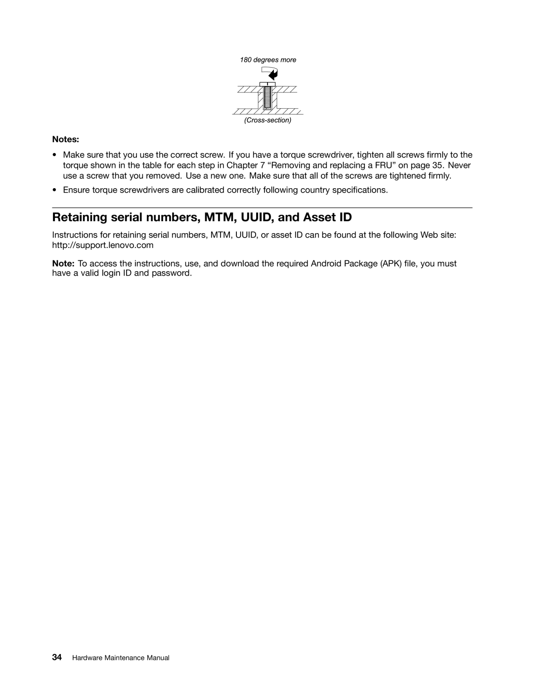 Lenovo 183825U, 183822U manual Retaining serial numbers, MTM, UUID, and Asset ID 