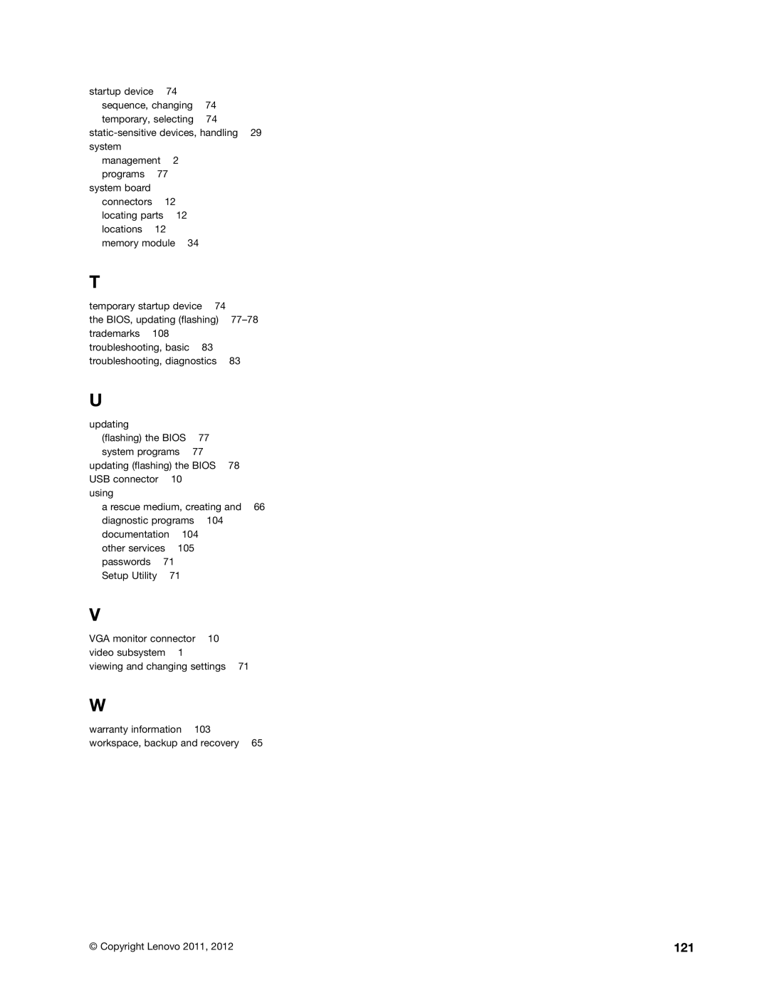 Lenovo 1985, 1993, 1995, 1986, 1987, 1994, 1982, 1983, 1990, 1992 manual 121 