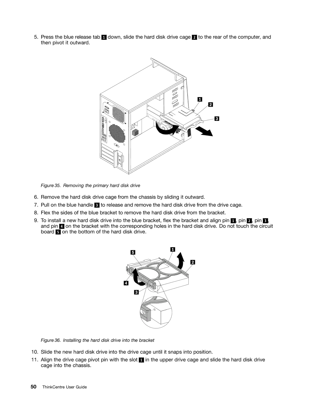 Lenovo 1986, 1993, 1995, 1985, 1987, 1994, 1982, 1983, 1990, 1992 manual Removing the primary hard disk drive 