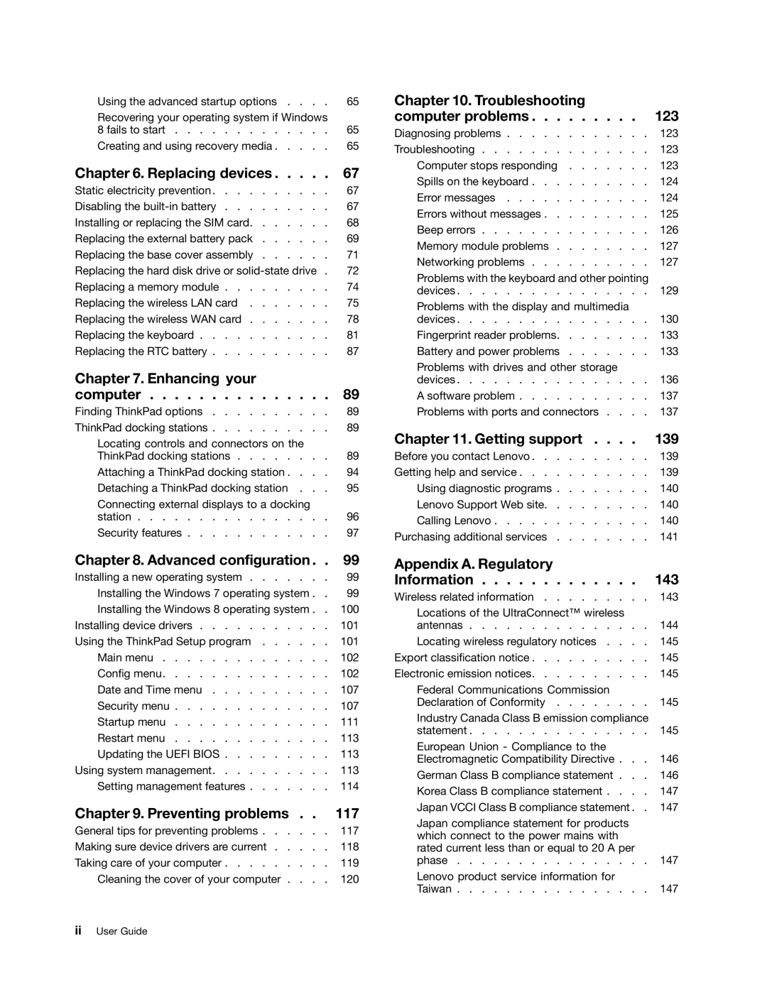 Lenovo 20AQ006HUS, 20AQ004JUS manual Replacing devices 