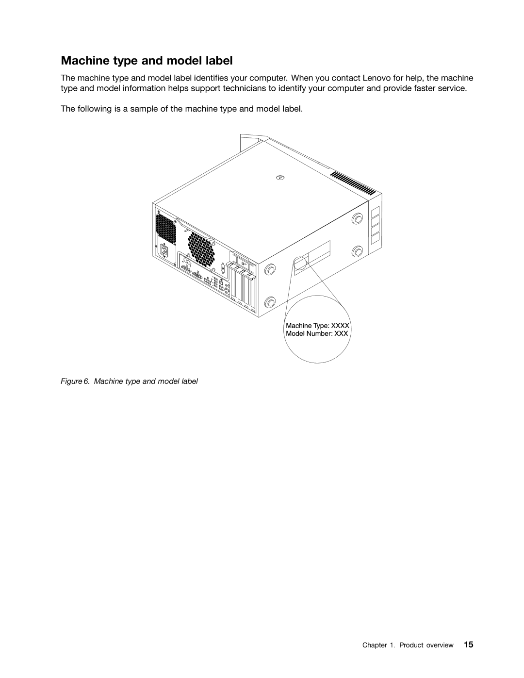 Lenovo 1562, 2112, 2111, 2110, 2011, 1663, 1565, 1662, 1766, 1765 manual Machine type and model label 