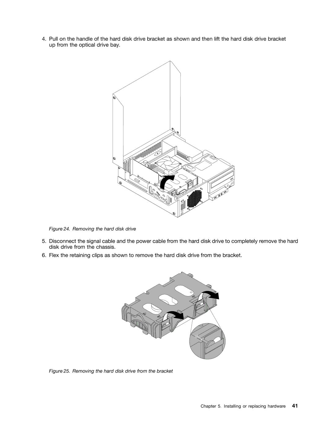 Lenovo 2221, 2224, 2226, 2208, 2209, 2227, 2010, 1996, 2002, 1997 manual Removing the hard disk drive 