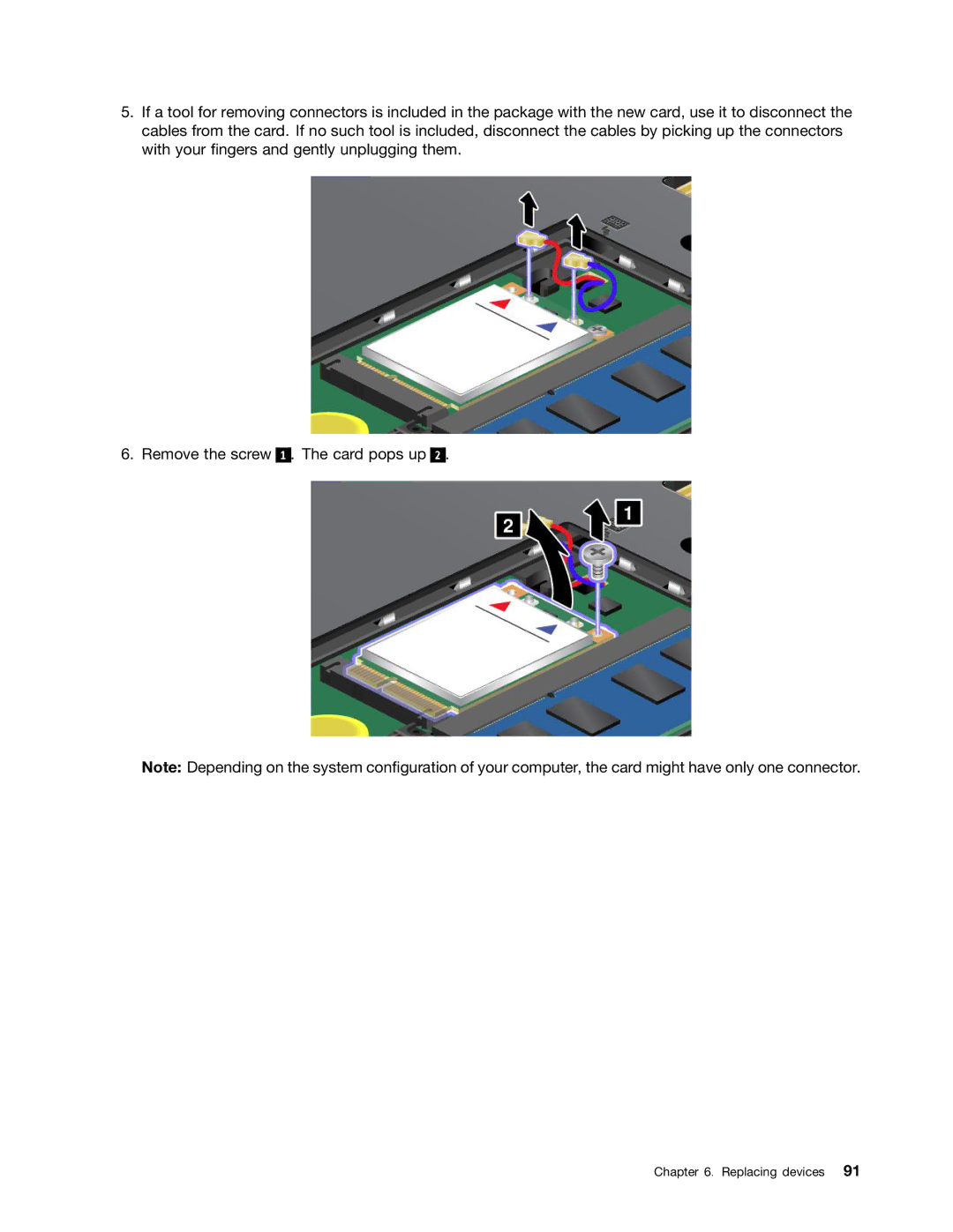 Lenovo 2344BMU manual Replacing devices 