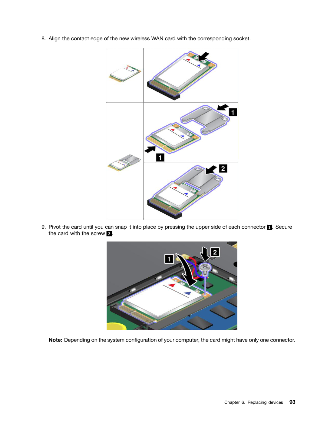 Lenovo 2344BMU manual Replacing devices 