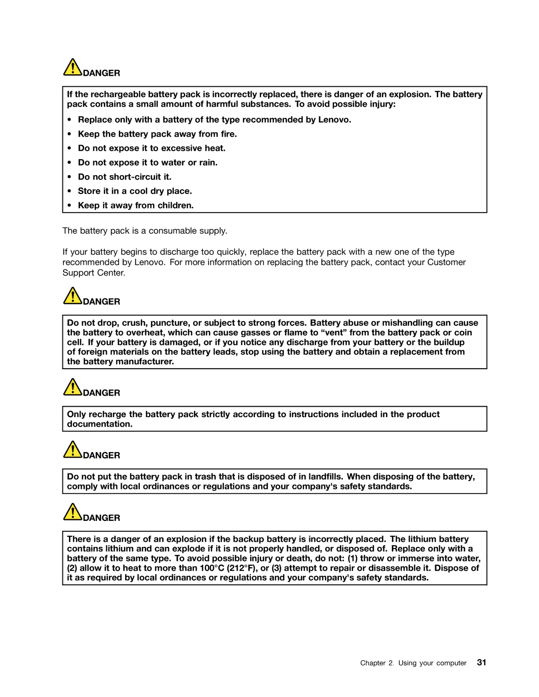 Lenovo 2344BMU manual Using your computer 