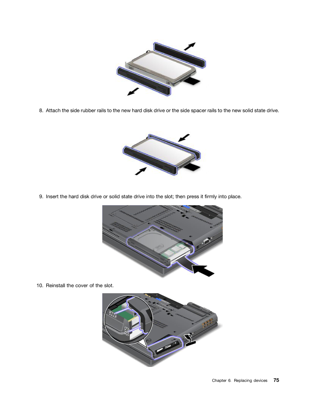 Lenovo 2344BMU manual Replacing devices 