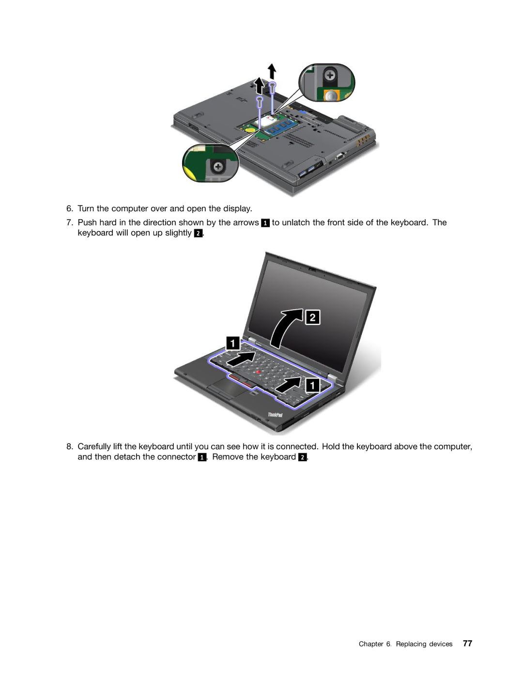 Lenovo 2344BMU manual Replacing devices 