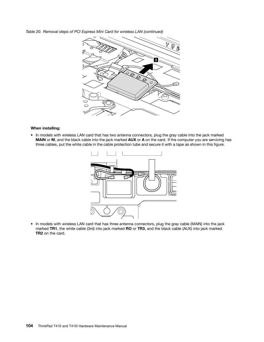 Lenovo 2518X01, 2522K4U manual When installing 