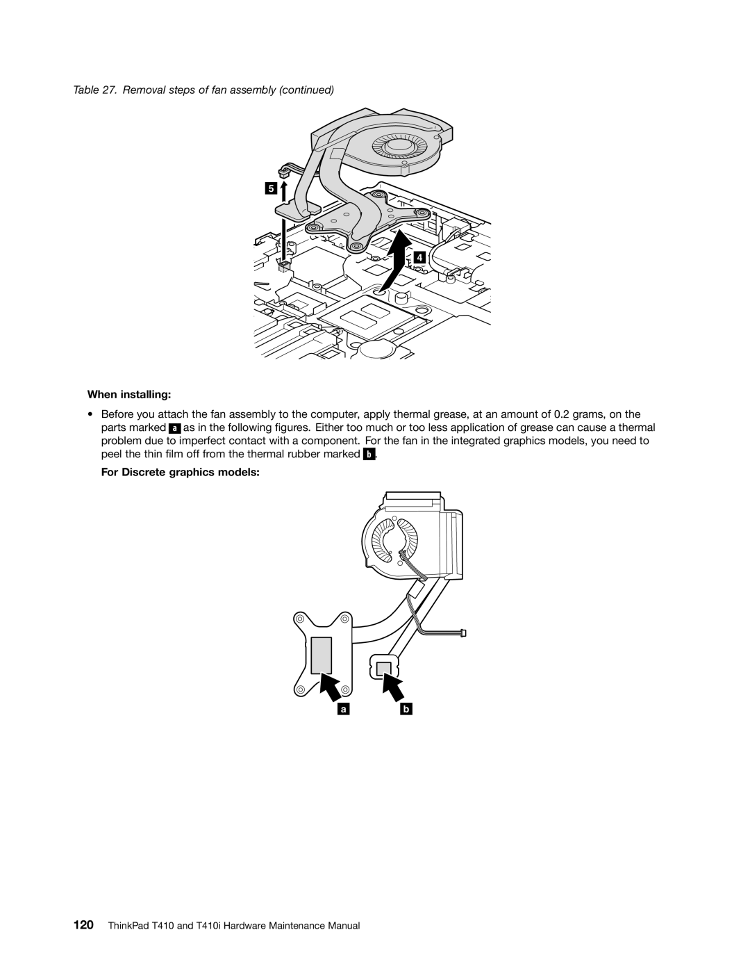 Lenovo 2518X01, 2522K4U manual When installing, For Discrete graphics models 