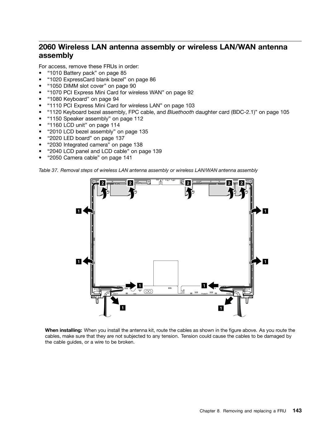 Lenovo 2522K4U, 2518X01 manual Removing and replacing a FRU 