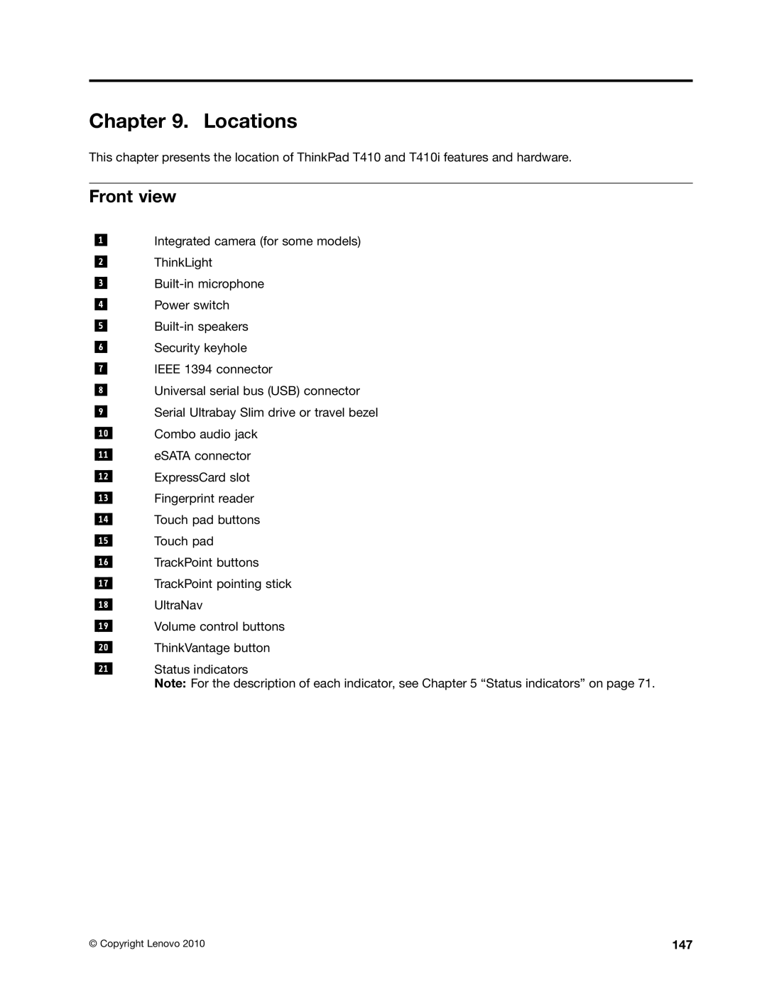 Lenovo 2522K4U, 2518X01 manual Locations, Front view 