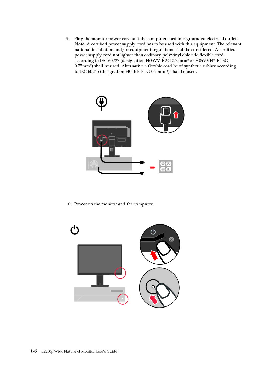 Lenovo 2572HB6 manual 6L2250p Wide Flat Panel Monitor User’s Guide 