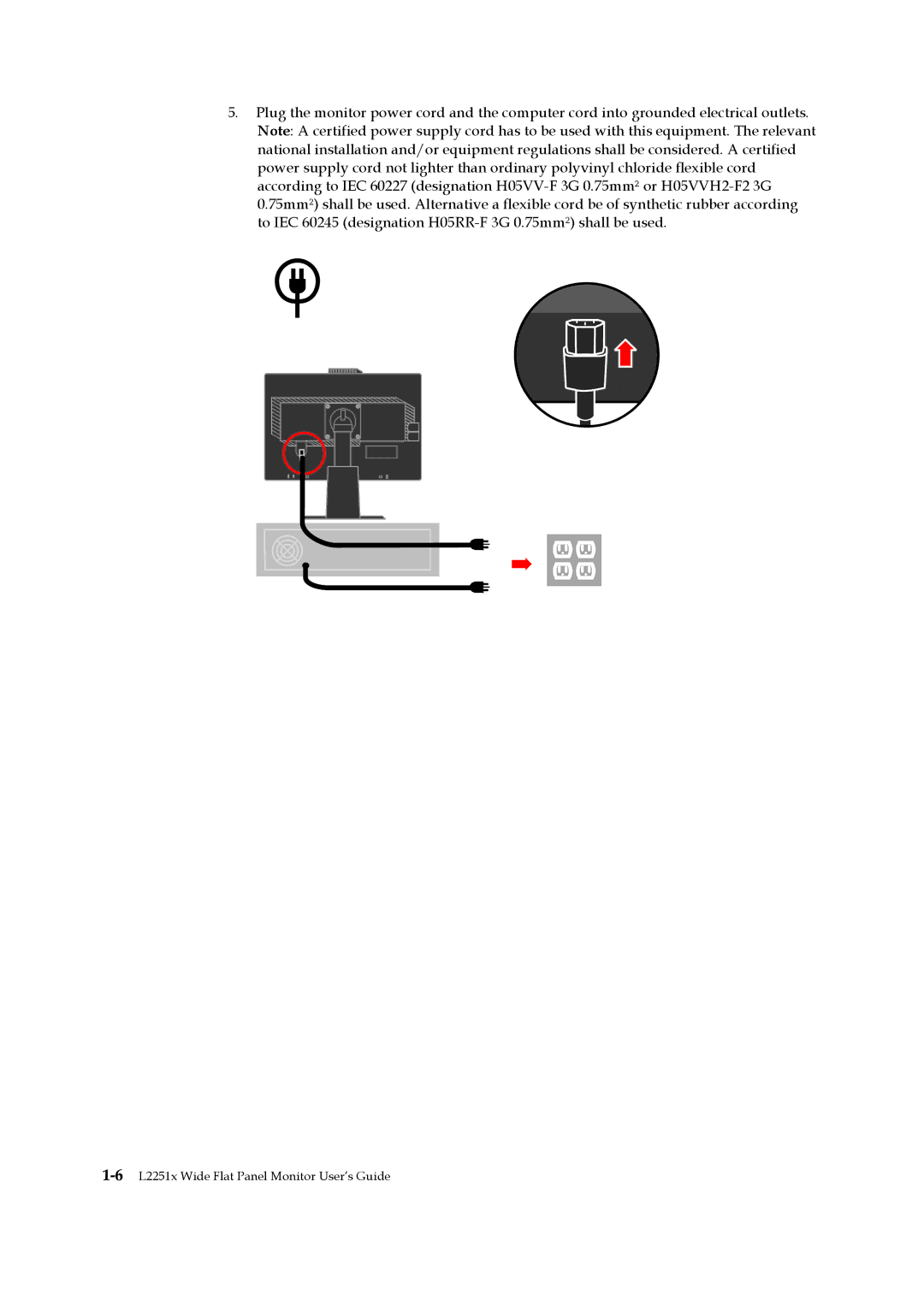 Lenovo 2578HB6 manual 6L2251x Wide Flat Panel Monitor User’s Guide 