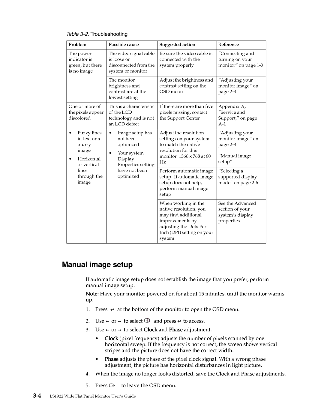 Lenovo 2580AF1 manual Manual image setup 