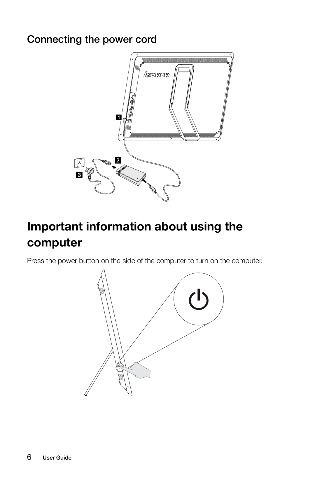 Lenovo 27 Series manual Important information about using the computer 