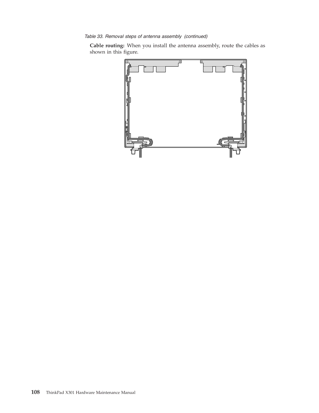 Lenovo 27763CU, 27763PU, 27763DU manual Removal steps of antenna assembly 