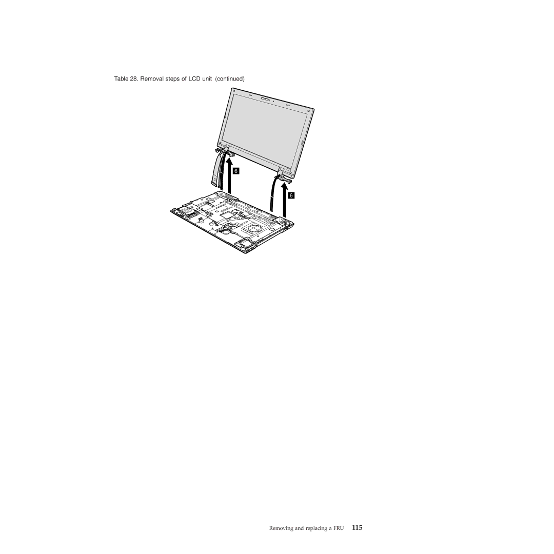 Lenovo 28472JU, SL410, SL510, 28472PU, 28472QU manual Removal steps of LCD unit 