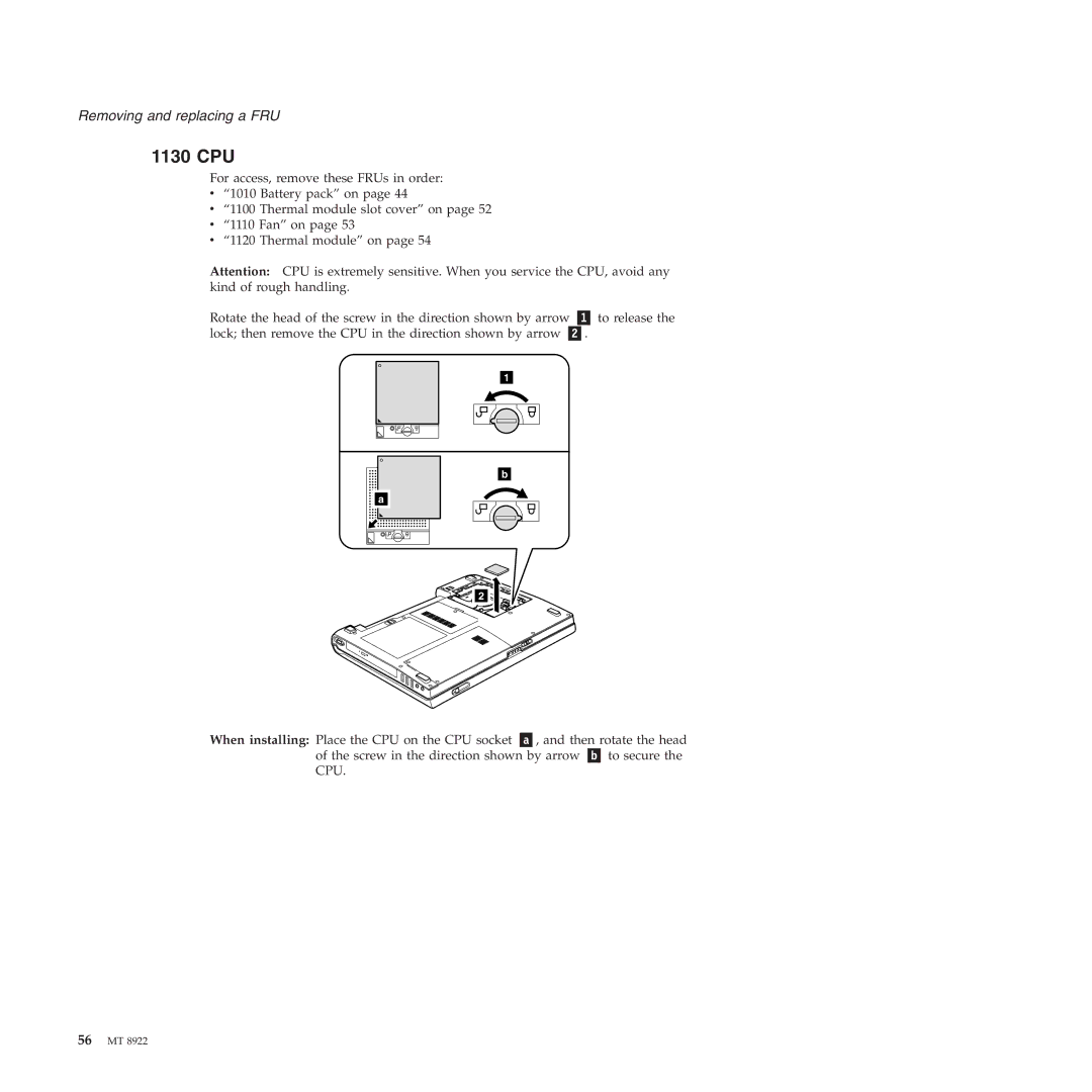 Lenovo 3000 C200 manual 1130 CPU 