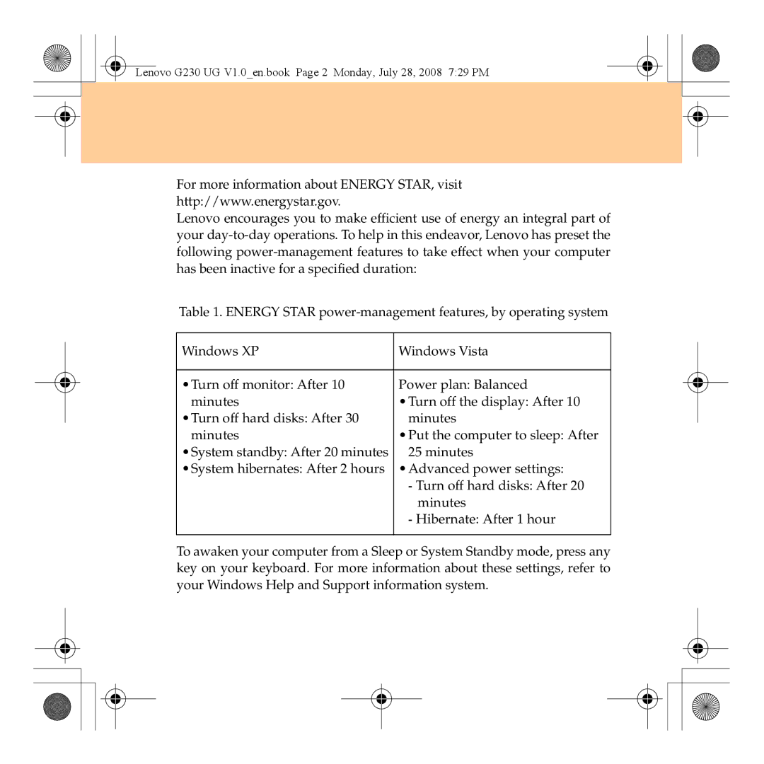 Lenovo 3000 G230 manual 