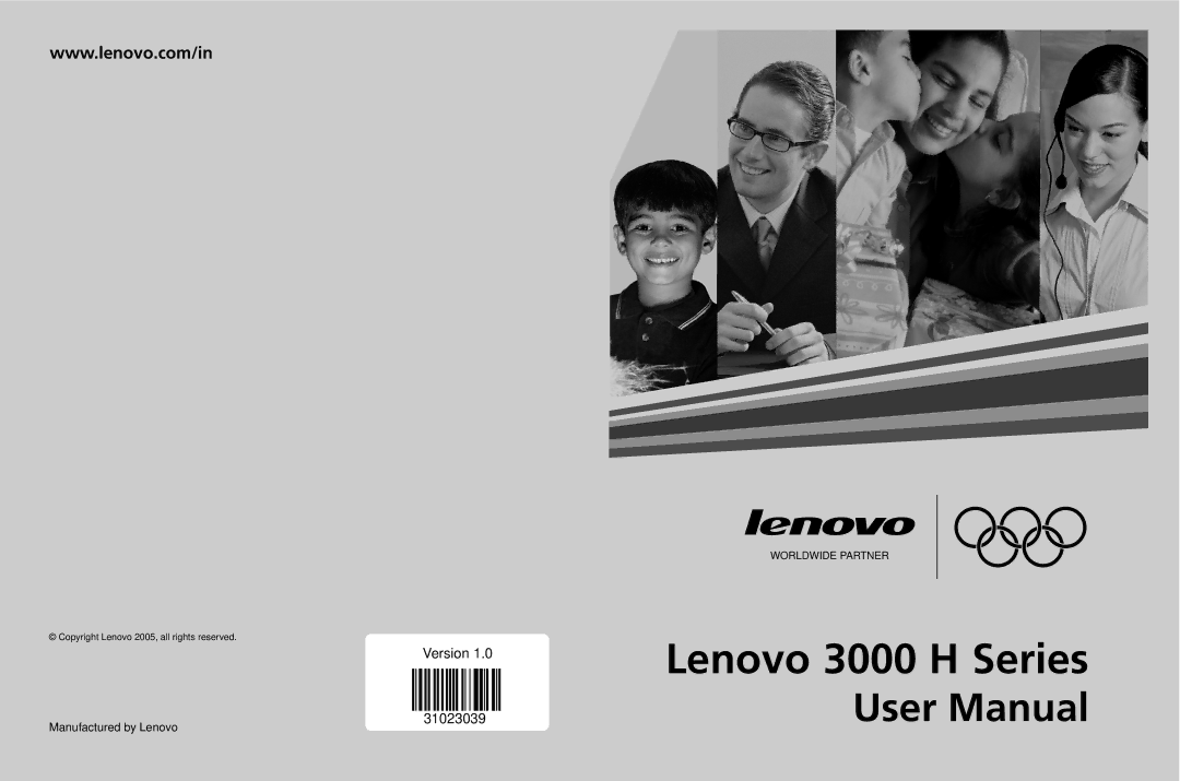 Lenovo user manual Lenovo 3000 H Series 