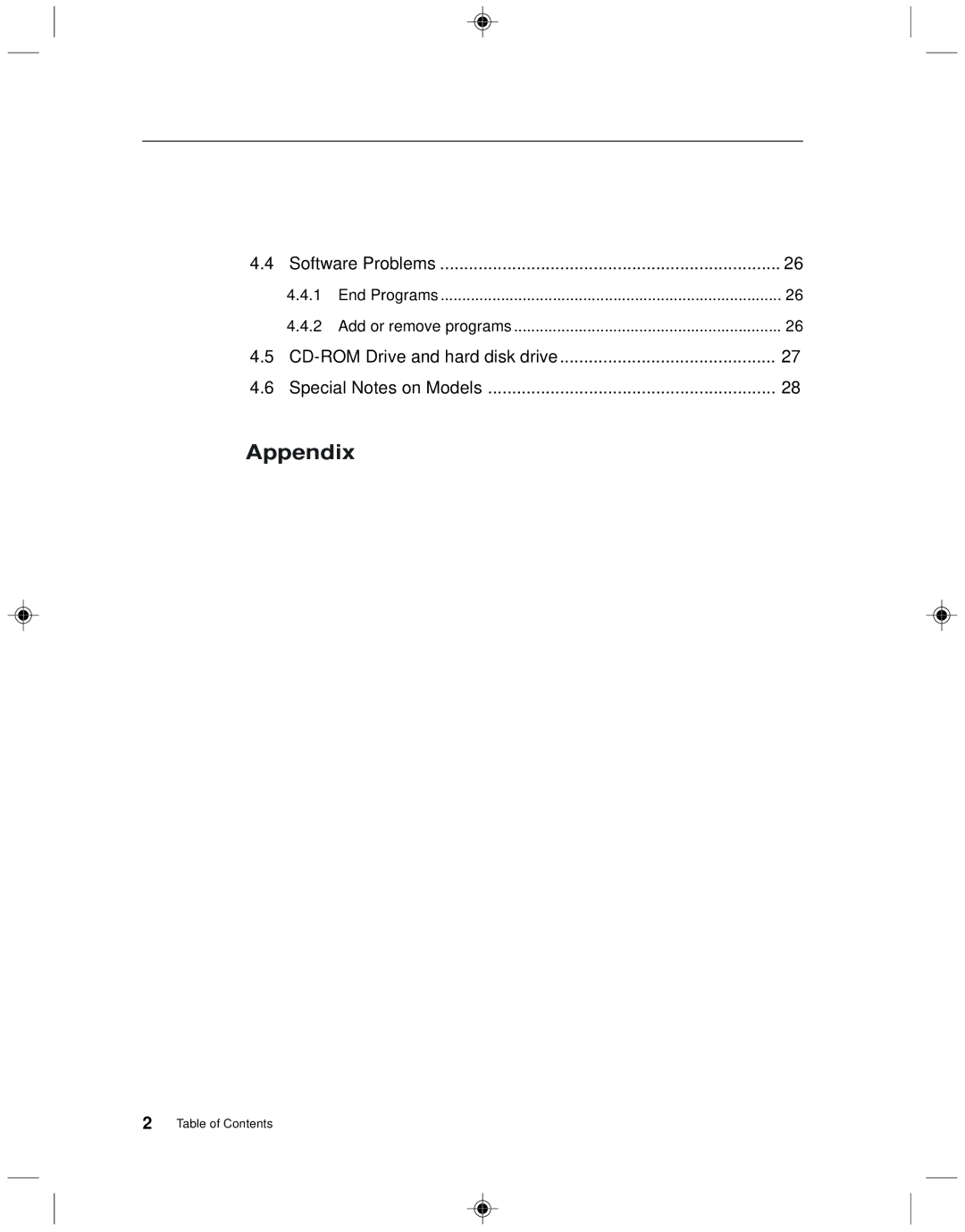 Lenovo 3000 H Series user manual Appendix 