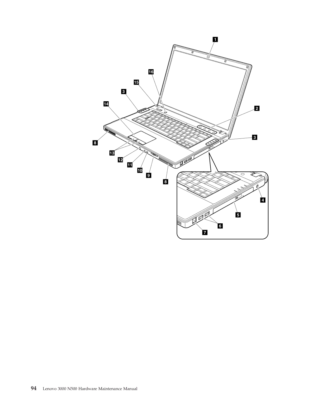 Lenovo manual Lenovo 3000 N500 Hardware Maintenance Manual 