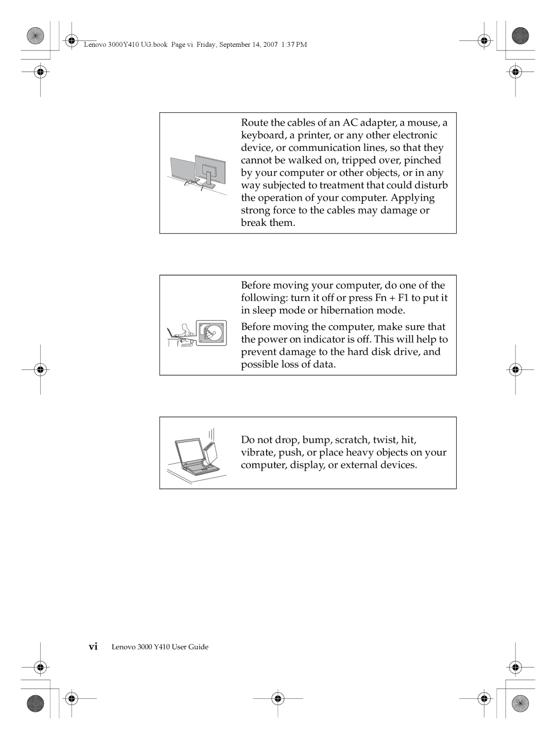 Lenovo warranty Vi Lenovo 3000 Y410 User Guide 