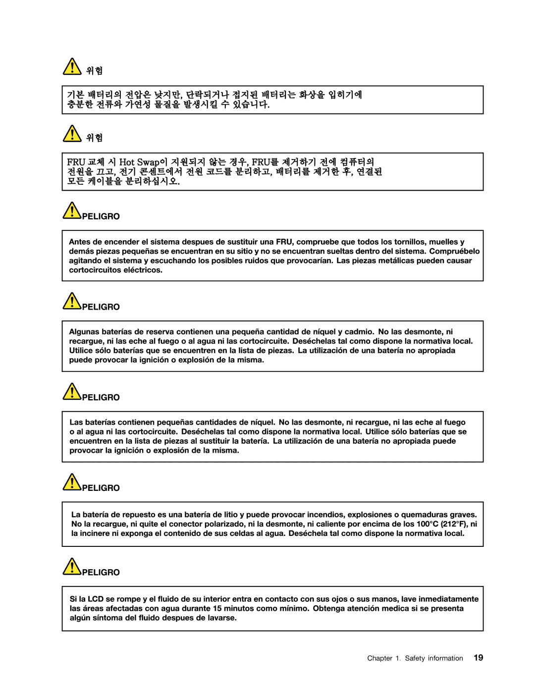 Lenovo 3093AC6 manual Safety information 