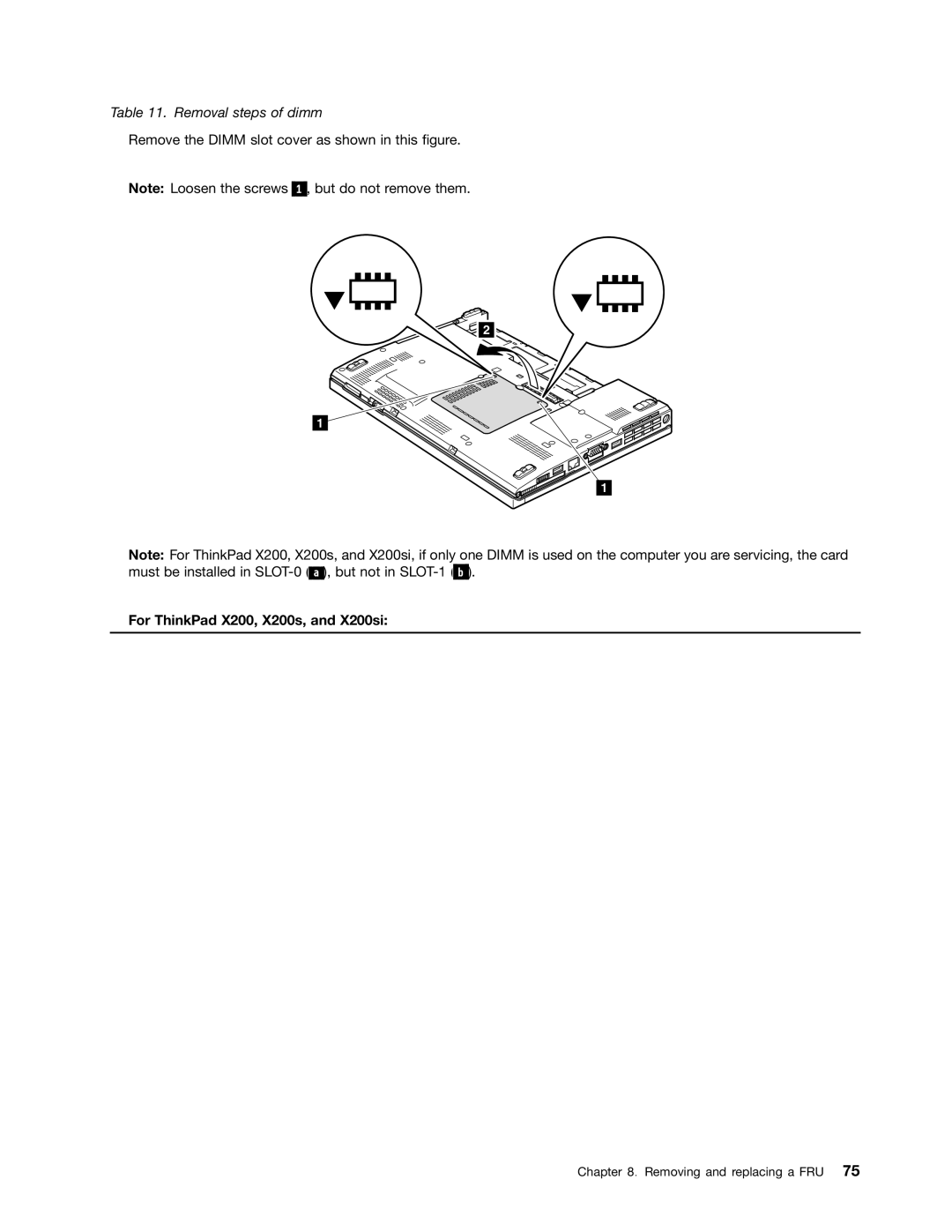 Lenovo 3093AC6 manual For ThinkPad X200, X200s, and X200si 