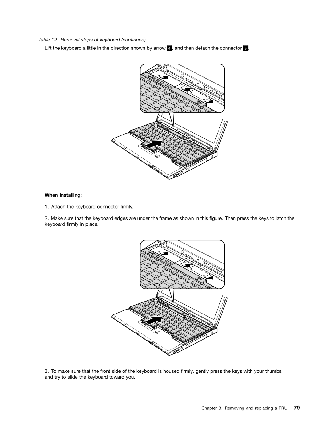 Lenovo 3093AC6 manual When installing 