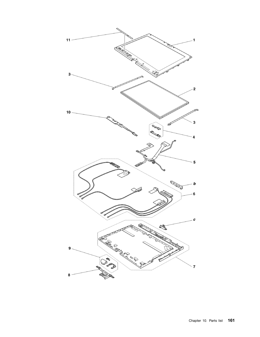 Lenovo 3093AC6 manual Parts list 