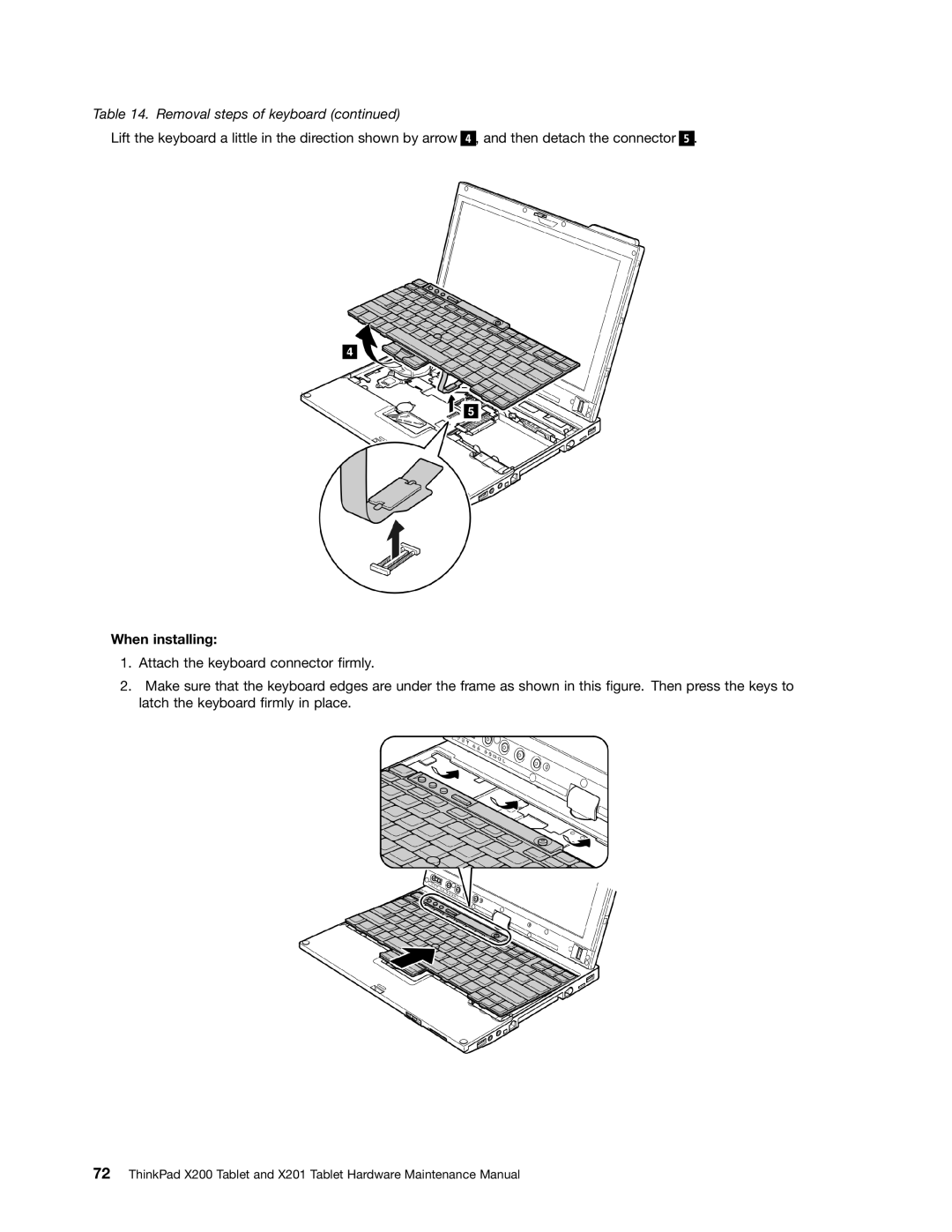 Lenovo 3093AC6 manual When installing 