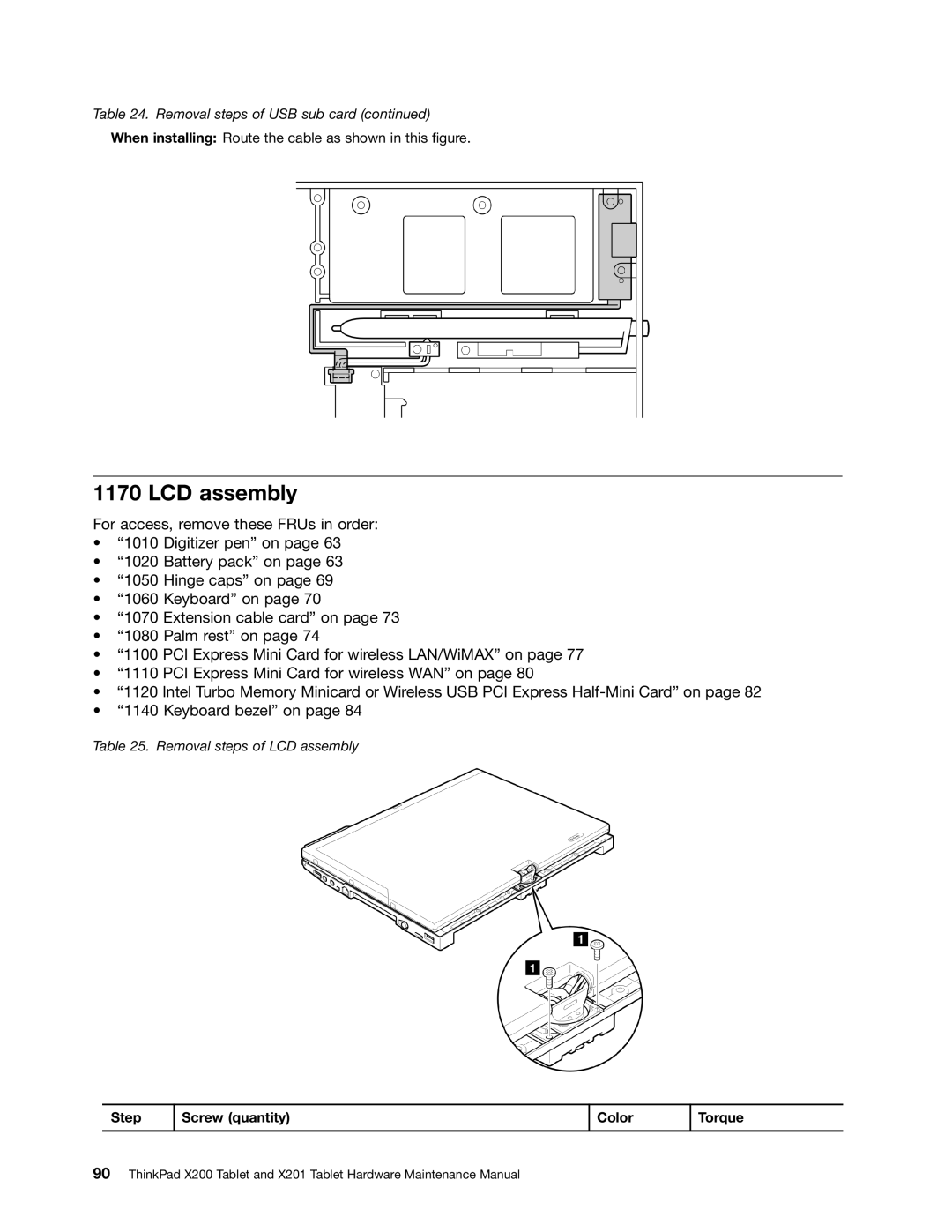 Lenovo 3093AC6 manual LCD assembly 